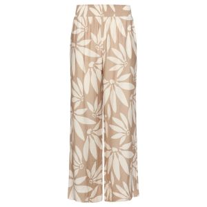 Smashed Lemon - Wideleg Hosen Flora Beige