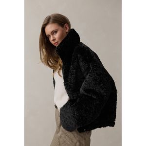 Manisa - Oversized Reversible Jacke Schwarz