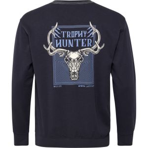 North Latitude Sweater - Backprint Hunter Dark Navy