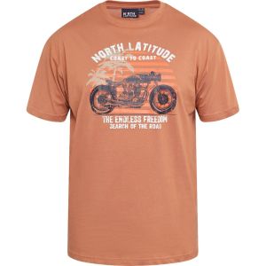 North Latitude T-Shirt - Coast Rostbraun