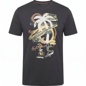 North Latitude T-Shirt - Palm Schwarz