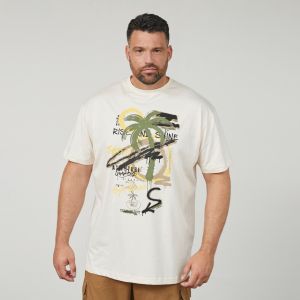 North Latitude T-Shirt - Palm Offwhite