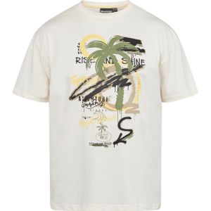 North Latitude T-Shirt - Palm Offwhite