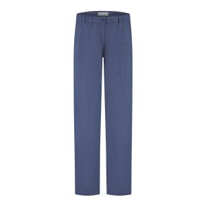 Bloomers - Marie Wideleg Leinen Dunkelblau