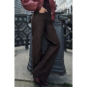 MAC Jeans - Wideleg Flared Jeans Brown Rinsed