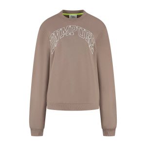 DNM Pure - Pullover Doris Logo Hellbraun