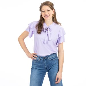 Only M - Top Sensitive Ruffle Lila