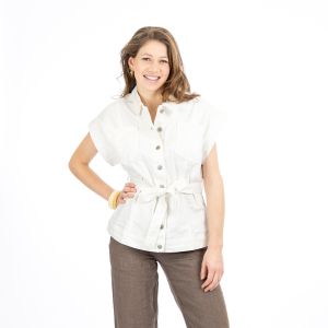 Smashed Lemon - Jacke Denim Weiss