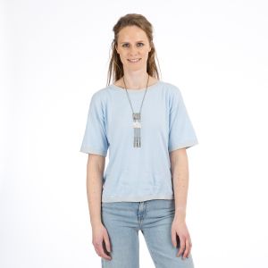 Only M - Stricktop Accent Hellblau