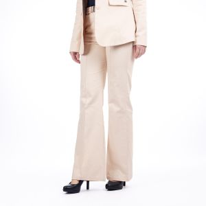 TQ - Alex Wideleg Hose Beige
