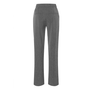 MAC Jeans Chiara Wide Leg - Grey Pinstripe