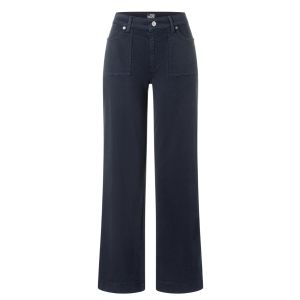 MAC Jeans - Wideleg Hosen Dunkelblau