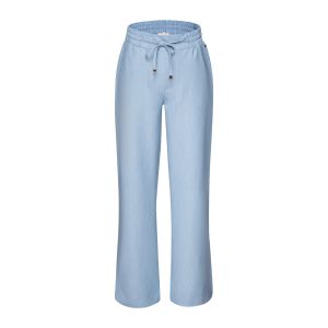 Kimara - Lyan Wideleg Hosen Lurex Hellblau