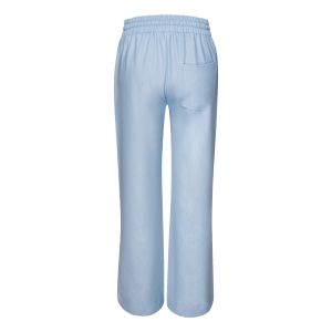 Kimara - Lyan Wideleg Hosen Lurex Hellblau