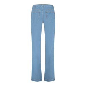 Mavi Jeans Liny Wideleg Hosen - Mid Blue Light Denim