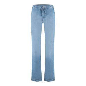 Mavi Jeans Liny Wideleg Hosen - Mid Blue Light Denim
