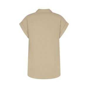 Sequoia - Leinenbluse Lina Taupe