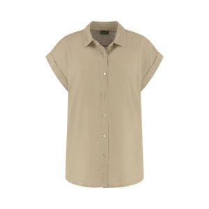 Sequoia - Leinenbluse Lina Taupe