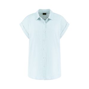 Sequoia - Leinenbluse Lina Hellblau