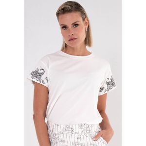 Maicazz - T-Shirt Trevor Offwhite Paisley