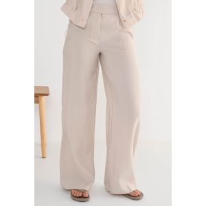 Zizo - Hosen Pay Wideleg Beige