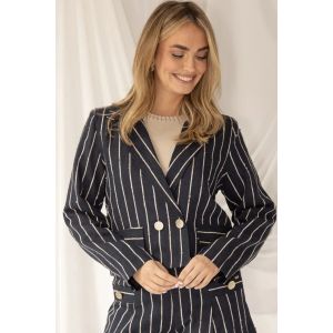 Kimara Blazer - Vento Dunkelblau Gestreift