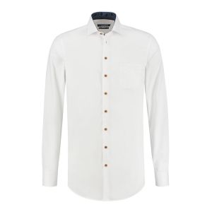 Ledûb Modern Fit Hemd - Weiß