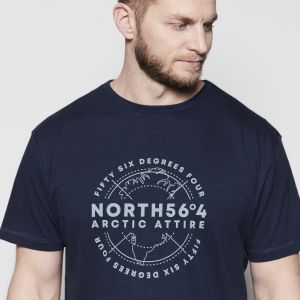 North 56˚4 T-Shirt - Artic Attire Navy