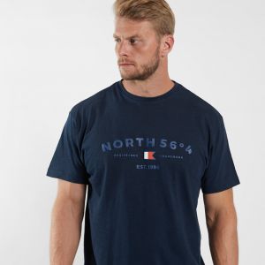 North 56˚4 T-Shirt - Logo 1998 Navy