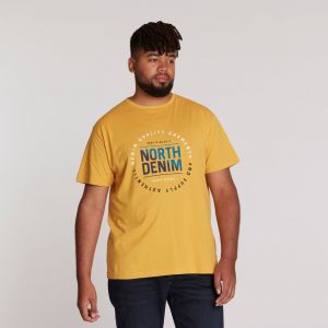 North 56˚4 T-Shirt - Circle Yellow