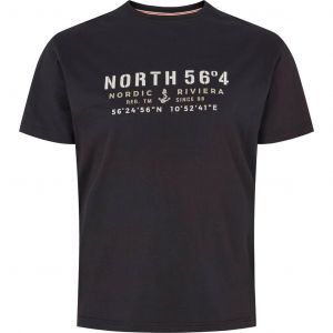 North 56˚4 T-Shirt - Nordic Riviera Black