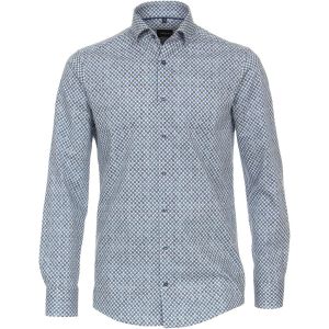 Venti Modern Fit Overhemd - Bälle Blau