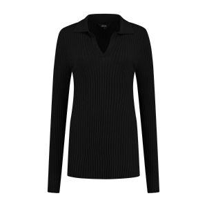 Chiarico - Sweater Polo Black