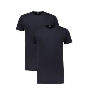 Alan Red T-Shirt - Derby Navy Extra Lang/2-pack