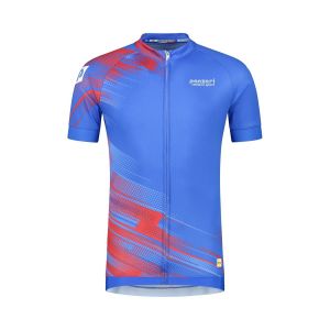 Panzeri Stelvio - Radsporthemd blau/rot