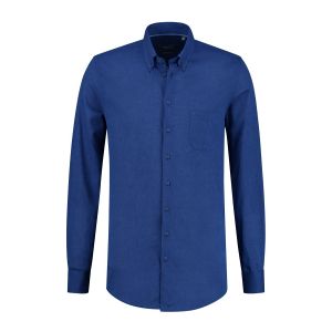 Ledûb Modern Fit Hemd - Blue Linen