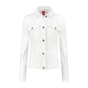 Only M - Jeansjacke Basic Weiss