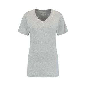 SOHO V-Ausschnitt Shirt - Future Silver Grey