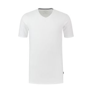 Kitaro T-Shirt - Basic V-Ausschnitt Weiß